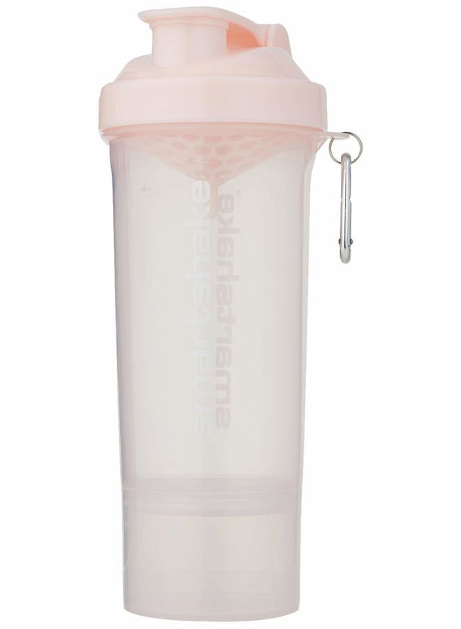SmartShake Slim 17oz Shaker Cup, Cotton Pink - Image 1
