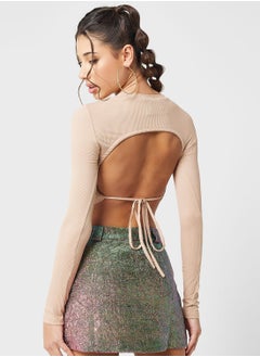 Ginger Cutout Back Top  - Image 2