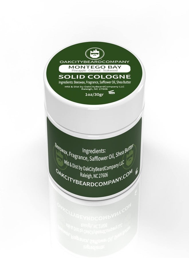 Oak City Beard Company - Montego Bay - Solid Cologne - 1 Ounce - Pineapple - Coconut - Teakwood - Image 3