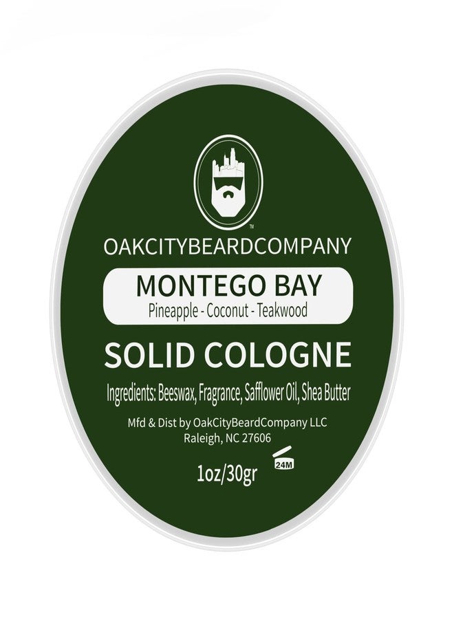 Oak City Beard Company - Montego Bay - Solid Cologne - 1 Ounce - Pineapple - Coconut - Teakwood - Image 2