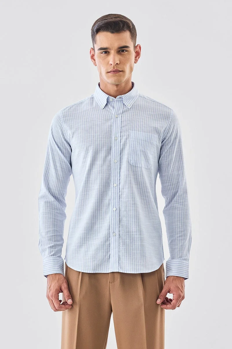SNITCH Luxe 100% Cotton Slim Fit Shirt
