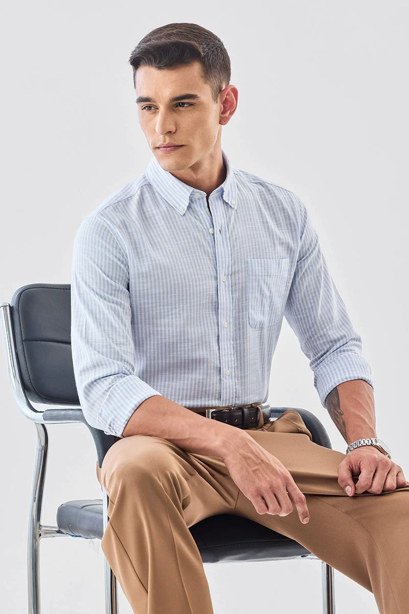 SNITCH Luxe 100% Cotton Slim Fit Shirt