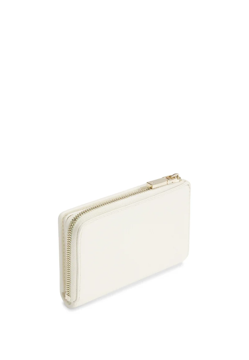 HUGO Grained faux-leather wallet with logo lettering