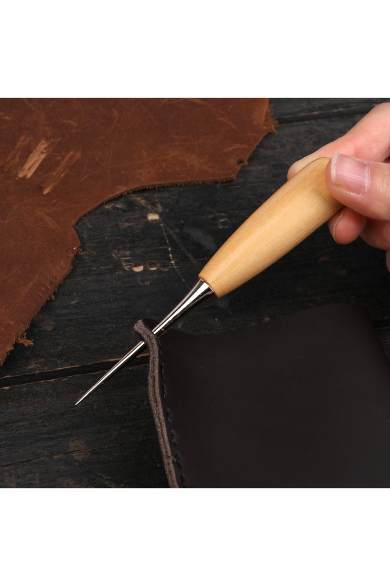 erorex IMZAY Leather Sewing Set With 5 Pcs Waxed Thread Stainless Steel Leather Sewing Needles DIY Leath... - Image 5