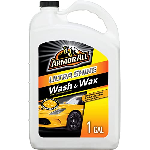 Armor All Ultra Shine Car Wash and Car Wax, Cleaning Fluid for Cars, Trucks, Motorcycles, 1 Gal Each - Image 1