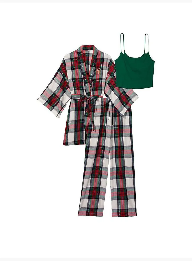 Victoria's Secret Flannel 3-Piece Set