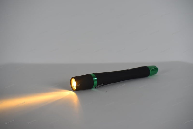 JUTRON VISION LED Penlight Torch for Doctors with Yellow Light | Stainless Steel Body | Medical Torch for Nurses, Students, ENT, Eye & Clinical Use | Battery Not Included - Image 3