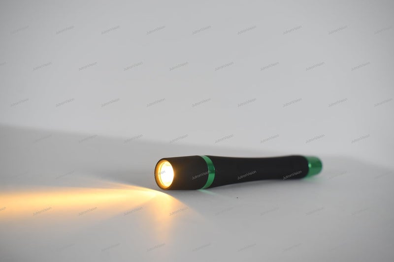 JUTRON VISION LED Penlight Torch for Doctors with Yellow Light | Stainless Steel Body | Medical Torch for Nurses, Students, ENT, Eye & Clinical Use | Battery Not Included - Image 2