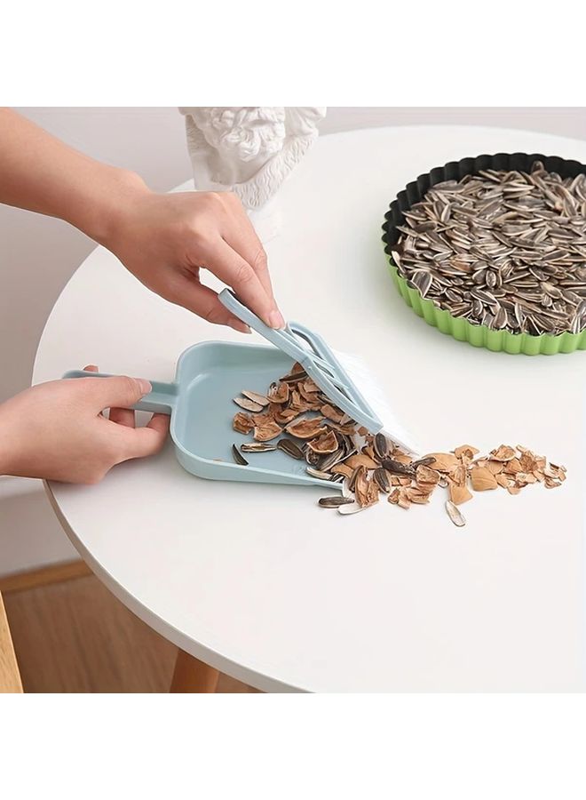 Nordic Pink Compact Pet Cleaning Kit Mini Dustpan Broom Set For Hamsters Desktop Keyboard - Image 4