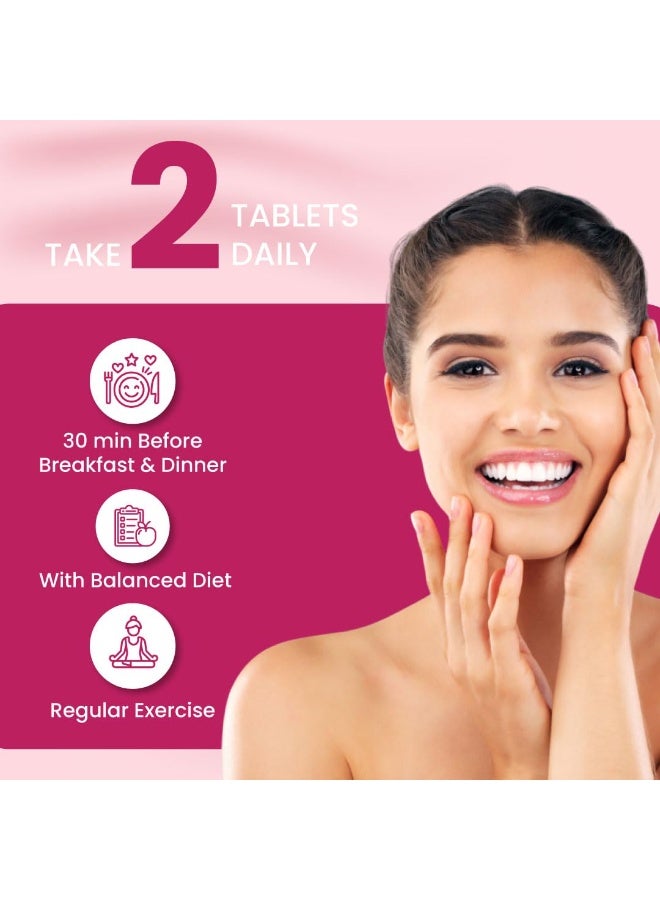 ZEROHARM Skin Radiance Supplement | L-Glutathione, Acerola Cherry Extract (Vitamin C), Biotin & E for Skin Whitening | Skin Glow, Reduce Dark Spots, Brighten & Hydrate Skin | Men & Women | 60 Tablets - Image 2