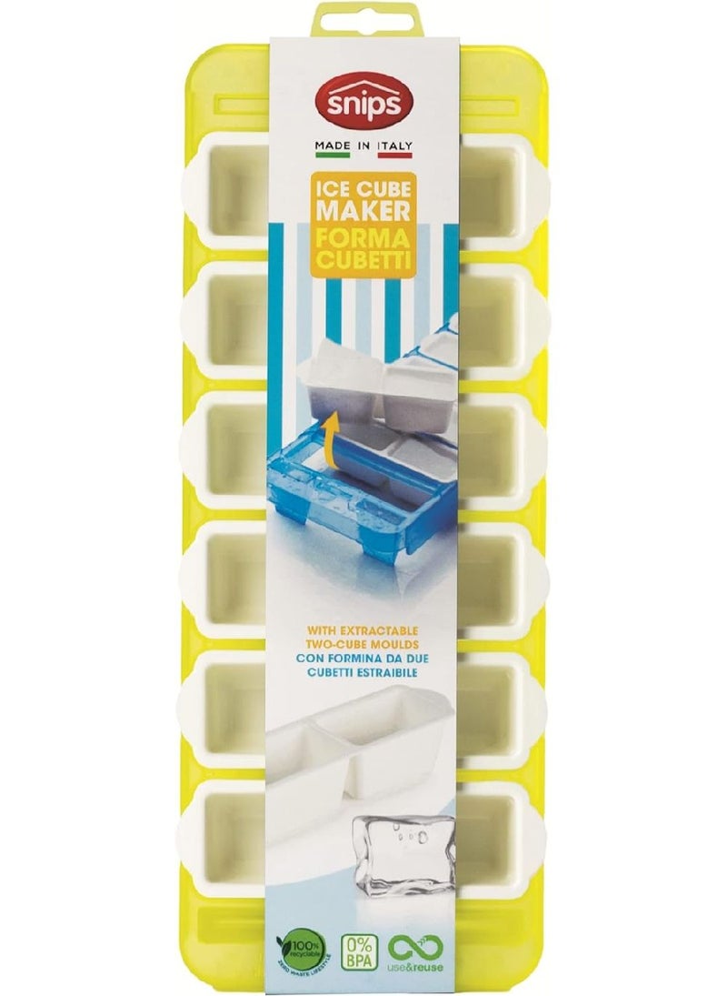 Snips Ice Sticks Mould - Assorted Blue & Yellow Colors, 0% BPA – Use & Reuse product – 100% Recyclable, Made in Italy,  021010 - Image 2