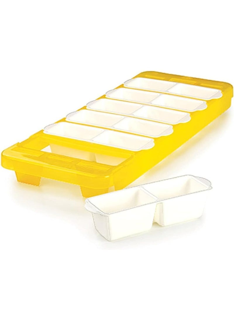 Snips Ice Sticks Mould - Assorted Blue & Yellow Colors, 0% BPA – Use & Reuse product – 100% Recyclable, Made in Italy,  021010 - Image 1