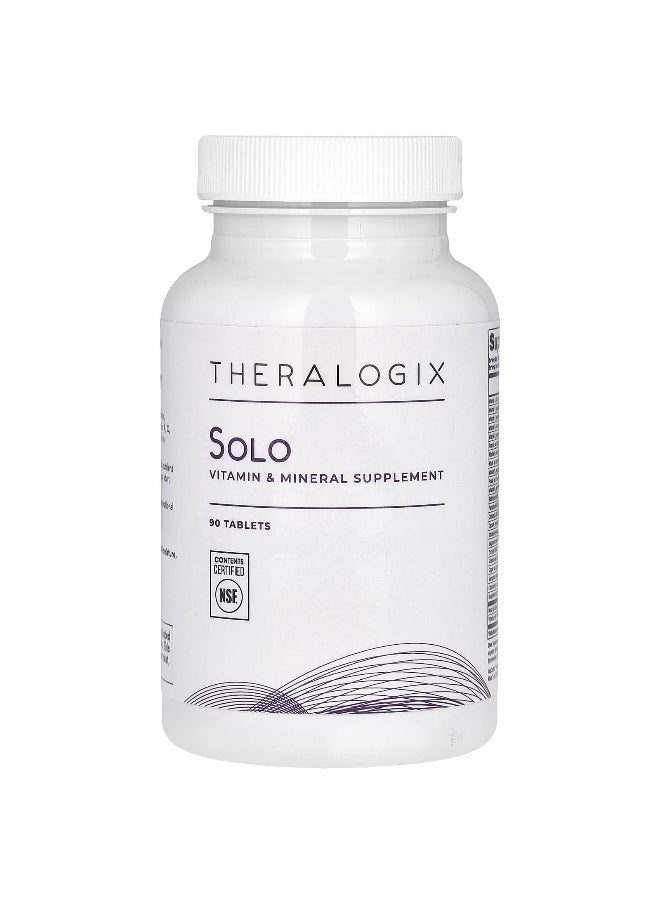 Theralogix Theralogix, Solo, 90 Tablets  - Image 1