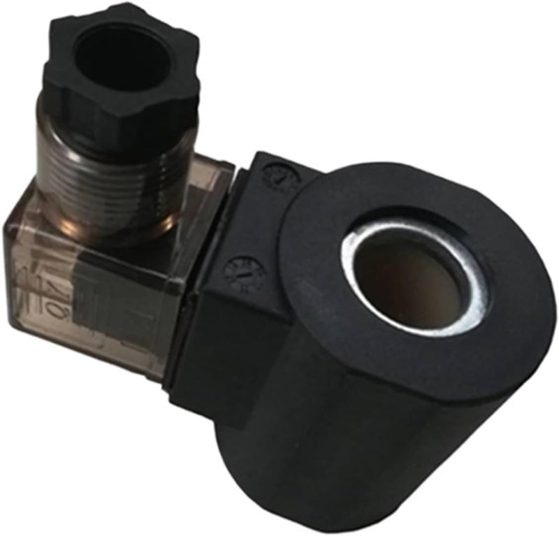 Solenoid Valve Coil Threaded Cartridge Valve Electromagnet HC 13 14 16 20 23 26 Inner Hole 12V 24V 110V 220V Height 37mm/51mm(HC Inner Hole 16,12V) - Image 1