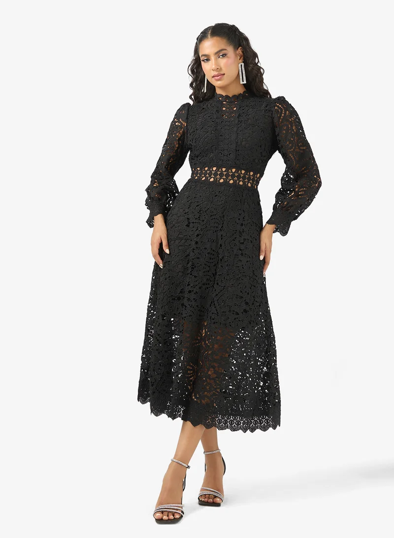Lace A-line Dress