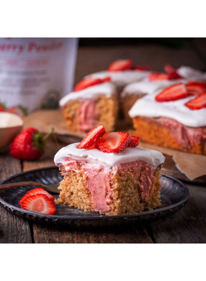 Ancient Choice Ancient Choice - Strawberry Powder (4 ounces) | USDA Organic | Freeze Dried | Non-GMO | Milk | Baking | Hiking | Vegan Superfood | Vegetarian | Smoothie | Fiber | Prebiotic | Prepping | Keto | Paleo  - Image 3