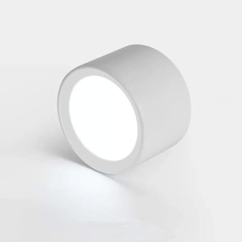 Harold Electricals 8 Watts Onyx Surface Mounted Spotlight, Downlight Ceiling Cob Light for Office, Showroom, Studio, Shop, Home, Living Room- Warm White Light (75X75 Mm) White Body - Image 2