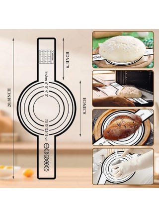 Sourdough Starter Kit, Banneton Proofing Basket 10" Round, Sourdough Bread Baking Supplies With Starter Jar, Bread Sling&Lame, Danish Dough Whisk Sour Dough Kits Gifts for Bakers Women Wife Mom - view 4