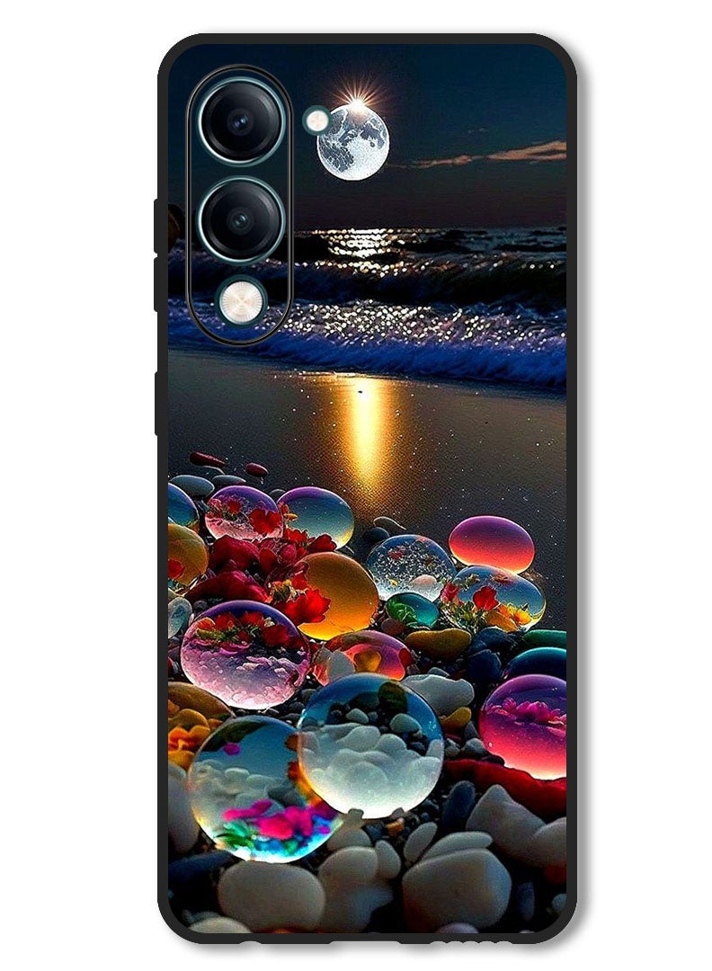 Theodor Case Compatible with Vivo Y29s Protection Shockproof Bumper Cover Stone Beach - Image 1
