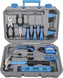 Apollo Tools 65-Piece Essential Tool Set with Sockets and Most-Used Tools for Do it Yourself Repairs and Maintenance - Image 1