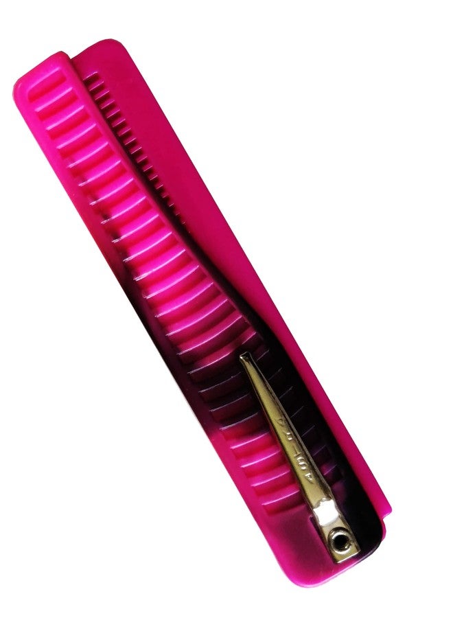 Ghelonadi Men and Women Folding Pocket Comb Professional Travel Friendly Foldable Pocket Kangi for Hair Styling Comb with Hook Multicolor 3 PCS - Image 4