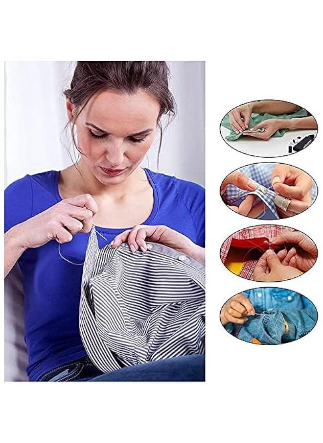 RYNX Sewing Kit 89 Multifunction Sewing Box Sewing Thread Stitches Needles Tool Set，DIY Sewing Supplies With Sewing Accessories For Family Travel Portable Mini Sewing Kit For Emergency Clothing  - Image 5