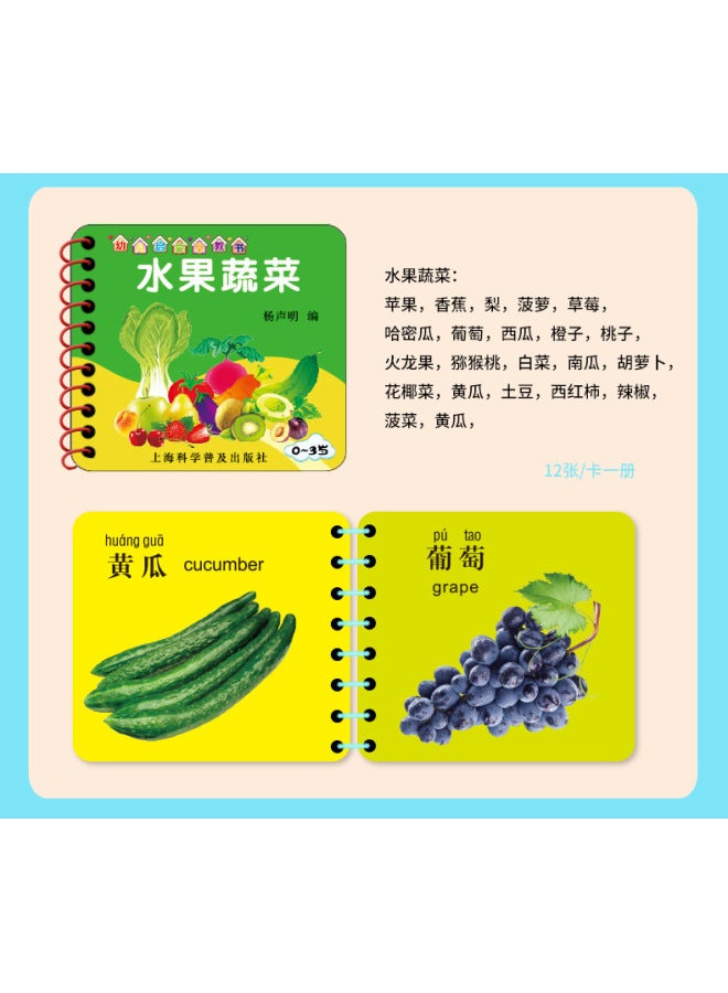 Children's Toy Book Tear-proof Enlightenment Literacy Card Baby Flip Book Cognitive Card Baby Early Education Educational Toys - Image 1