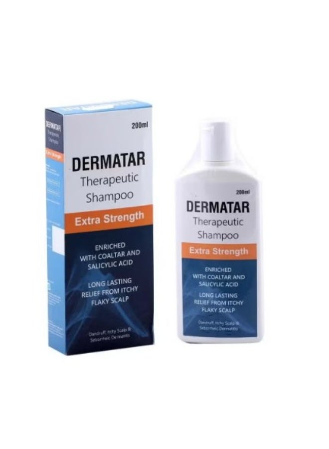 Dermatar Extra Strength Therapeutic Hair Shampoo 200ml - Image 2