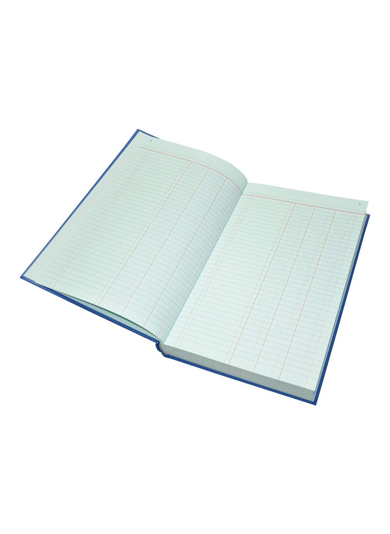 FIS - FIS Cash Book, Azure Laid Ledger Paper, FS (210 x 330 mm) Size, 5 Quire - FSACCTC5Q73 - Image 1