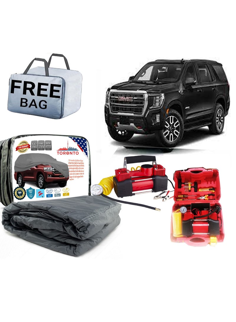 تورنتو غطاء هيكل سيارة GMC Yukon الفاخر مع ضاغط هواء وطقم إصلاح الإطارات - Image 1