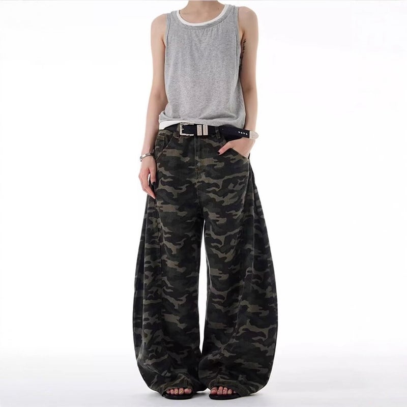 Unisex Classic Denim Jeans Loose Fit Daily Outdoor Wear - Image 2