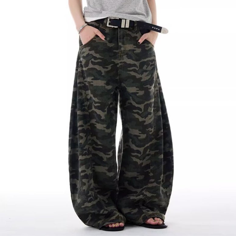 Unisex Classic Denim Jeans Loose Fit Daily Outdoor Wear - Image 1