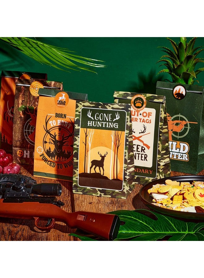 Tinlade 24 Pieces Hunting Goodie Bags Hunting Birthday Party Supplies Camo Party Favors Hunting Party Bags Camo Themed Birthday Party Decorations For Kids Birthday Baby Shower Party Supplies (Classic Style) - Image 4