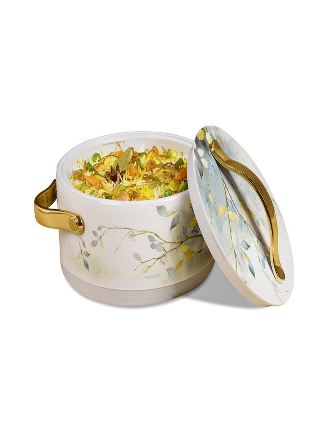 Nayasa Bethany Insulated Inner Stainless Steel Casserole - 1500 ML | BPA Free | Food Grade | Easy to Carry | Easy to Store | Hot Pot for Kitchen | Roti Box | Grey - Image 1