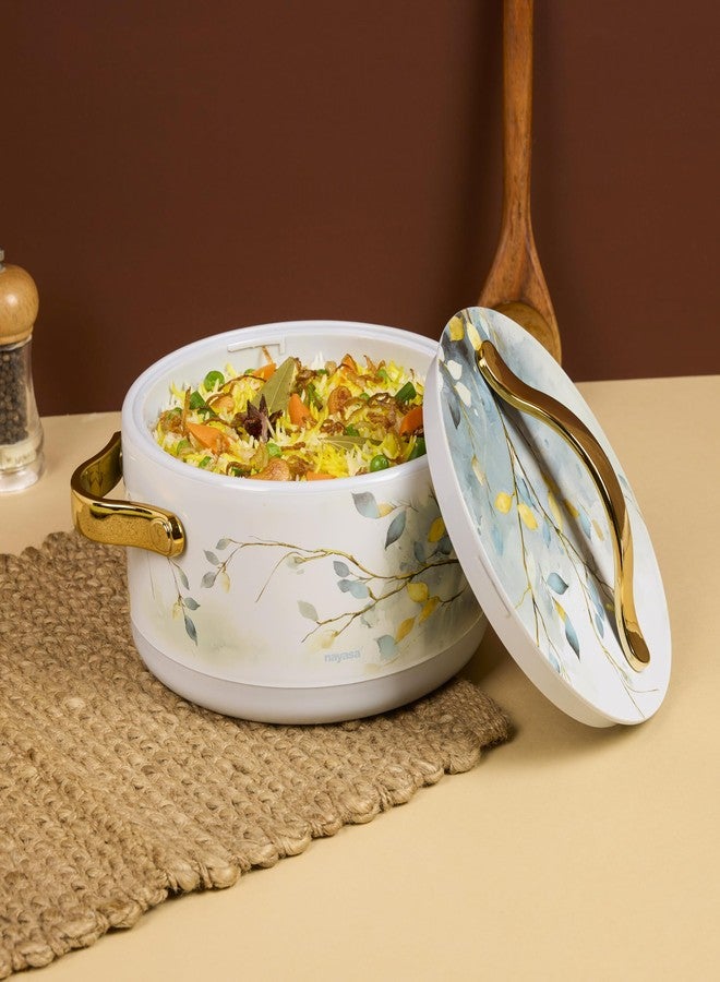 Nayasa Bethany Insulated Inner Stainless Steel Casserole - 1500 ML | BPA Free | Food Grade | Easy to Carry | Easy to Store | Hot Pot for Kitchen | Roti Box | Grey - Image 5