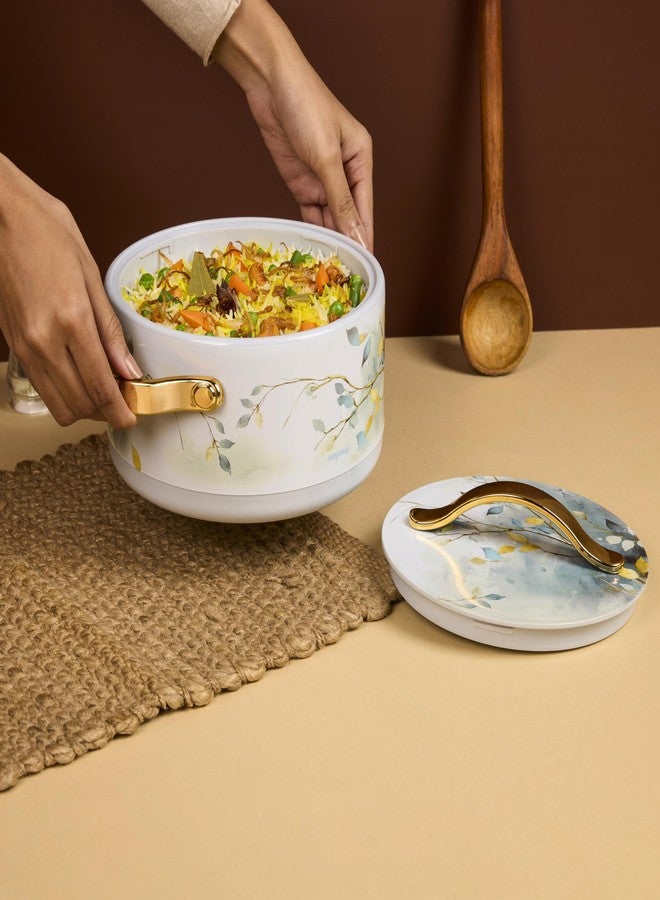 Nayasa Bethany Insulated Inner Stainless Steel Casserole - 1500 ML | BPA Free | Food Grade | Easy to Carry | Easy to Store | Hot Pot for Kitchen | Roti Box | Grey - Image 3