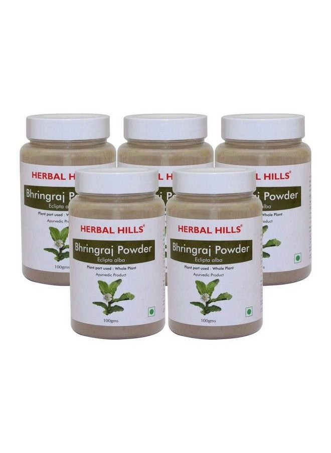 HERBAL HILLS Bhringraj Powder 100G Hair Care (100G Pack/5)  - Image 2