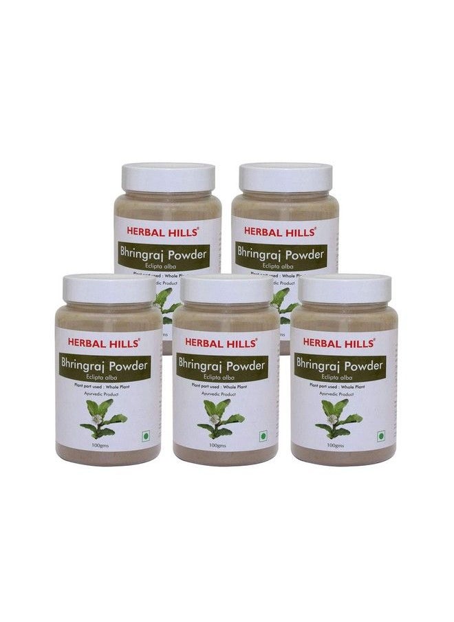 HERBAL HILLS Bhringraj Powder 100G Hair Care (100G Pack/5)  - Image 3