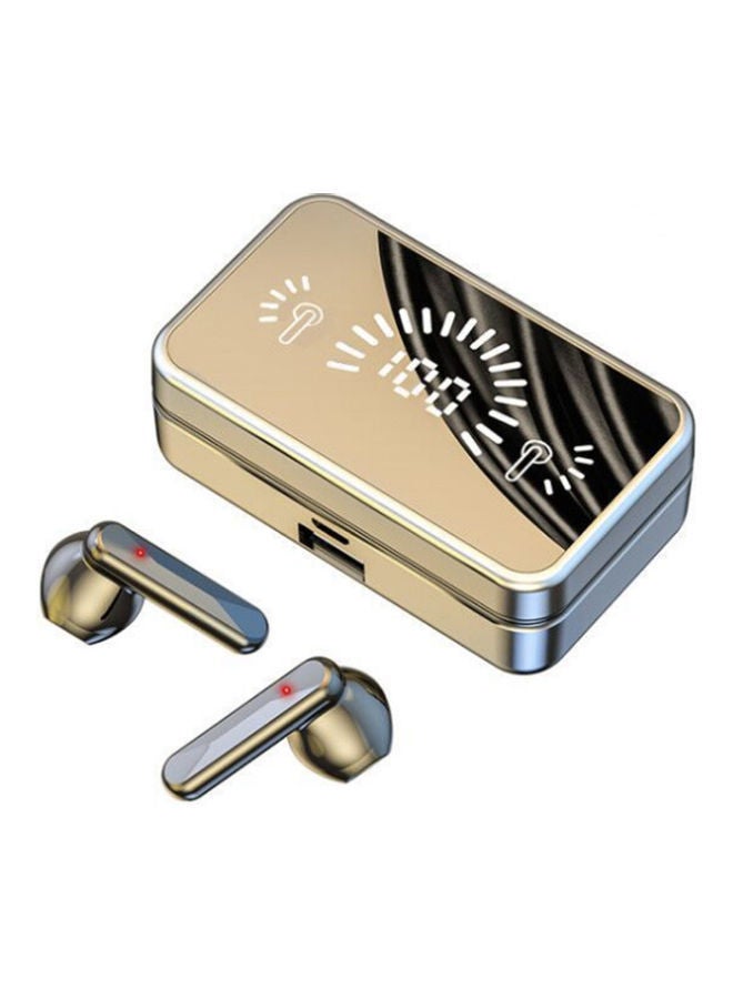 NIBEMINENT S20 Bluetooth In-Ear Earbuds With Charging Case Black/Gold  - Image 1