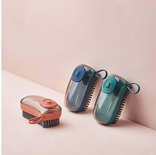 SHIVAM APPLIANCES SHIVAM APPLIANCES Glow Soap Dispensing Palm Brush - Plastic Washing Pot Brush Kitchen Household Dish Cleaning Brush, Soft Wool Laundry Shoes Tile Cleaning Brush  - Image 1
