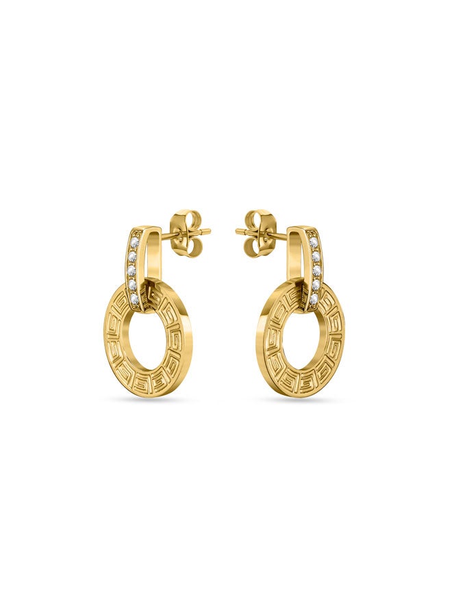 Guy Laroche Victoria Gold Plated Earrings for Women's - Image 3