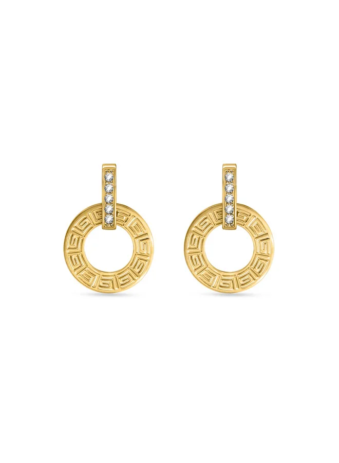 Guy Laroche Victoria Gold Plated Earrings for Women's