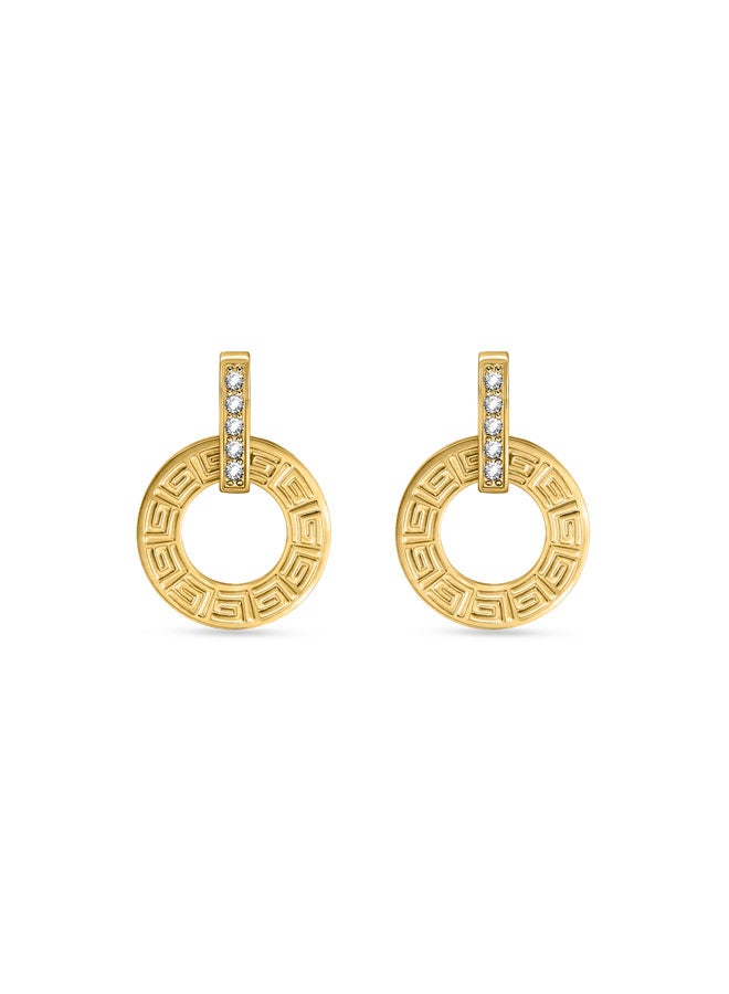 Guy Laroche Victoria Gold Plated Earrings for Women's - Image 4