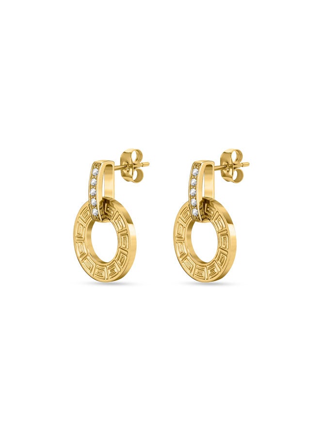 Guy Laroche Victoria Gold Plated Earrings for Women's - Image 2