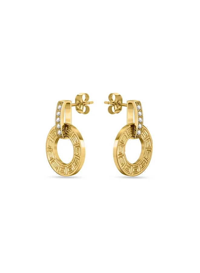 Guy Laroche  Victoria Gold Plated Earrings for Women's for Women | Best Price UAE