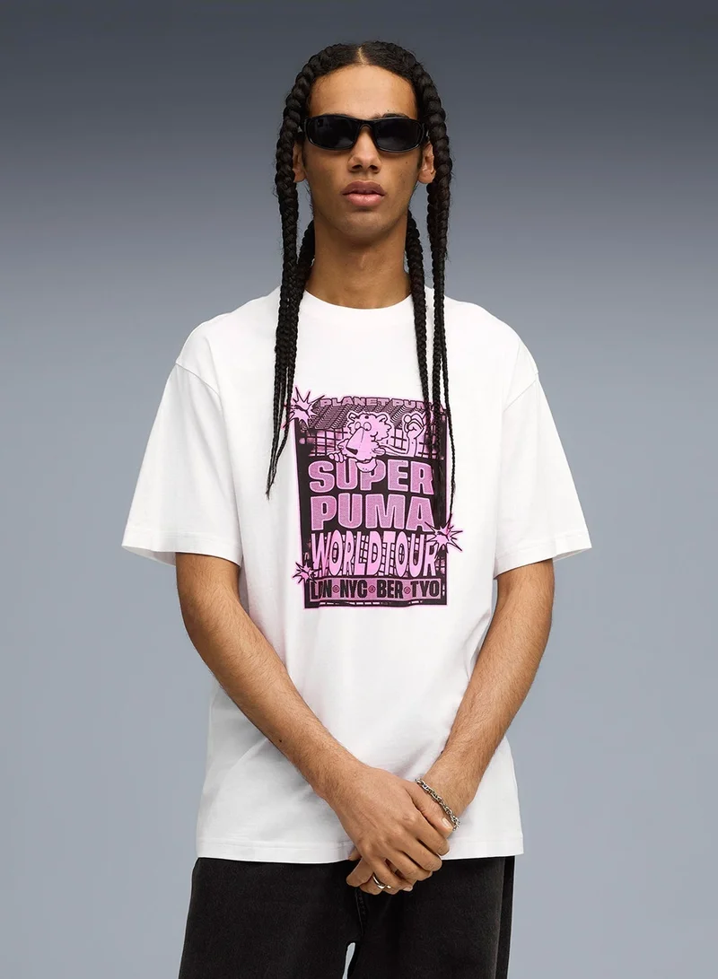 PUMA Graphic Super World Tour Relaxed T-Shirt