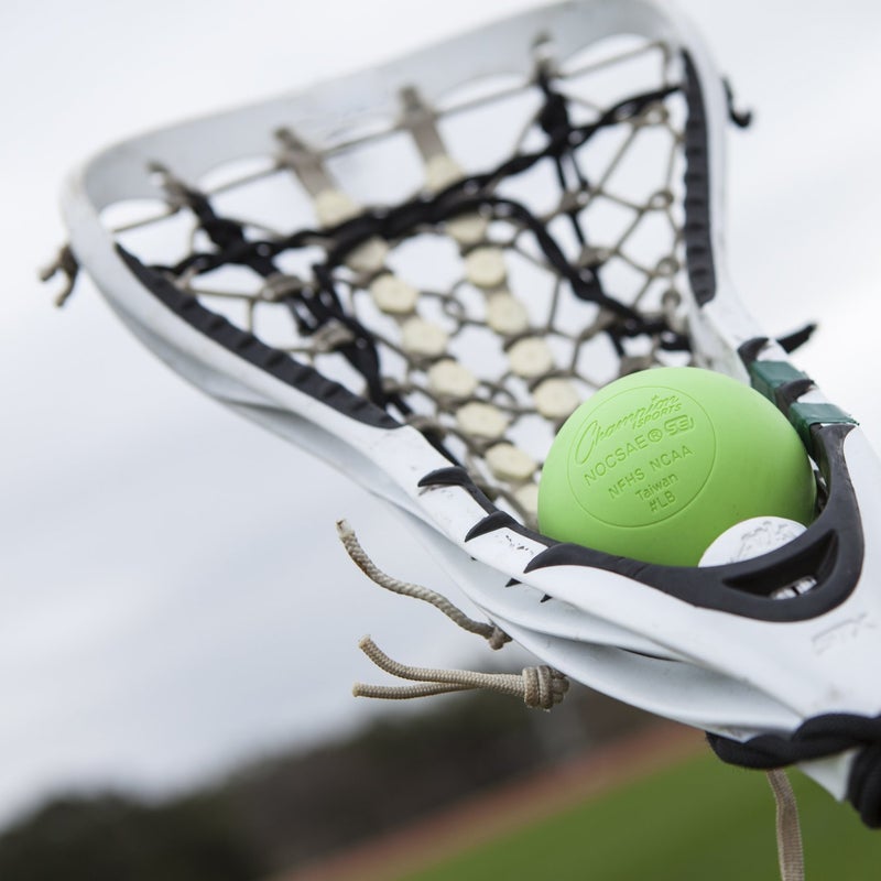 Champion Sports Colored Lacrosse Balls: Green Official Size Sporting Goods Equipment for Professional, College & Grade School Games, Practices & Recreation - NCAA, NFHS and SEI Certified - 1 Pack - Image 4