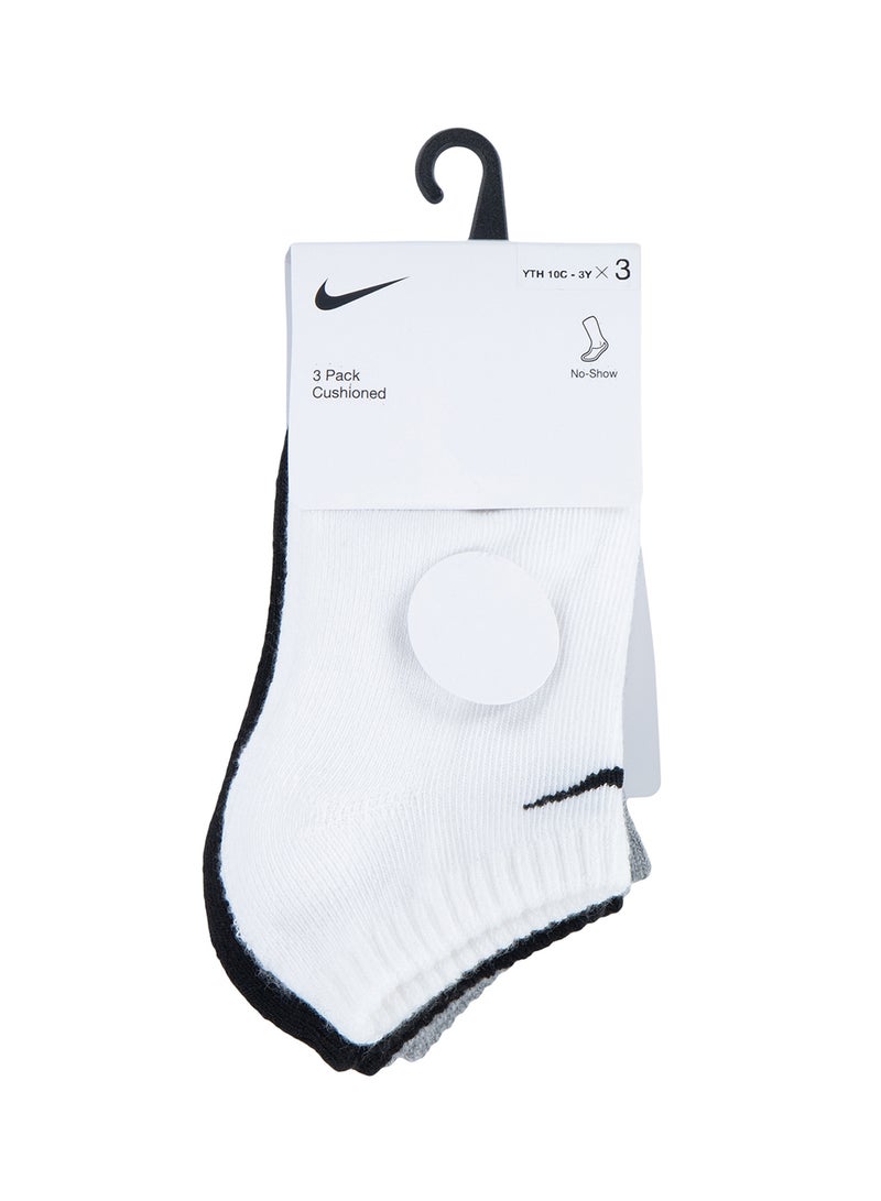 Nike 3 Pack Everyday Cushion No-Show Socks - Image 3