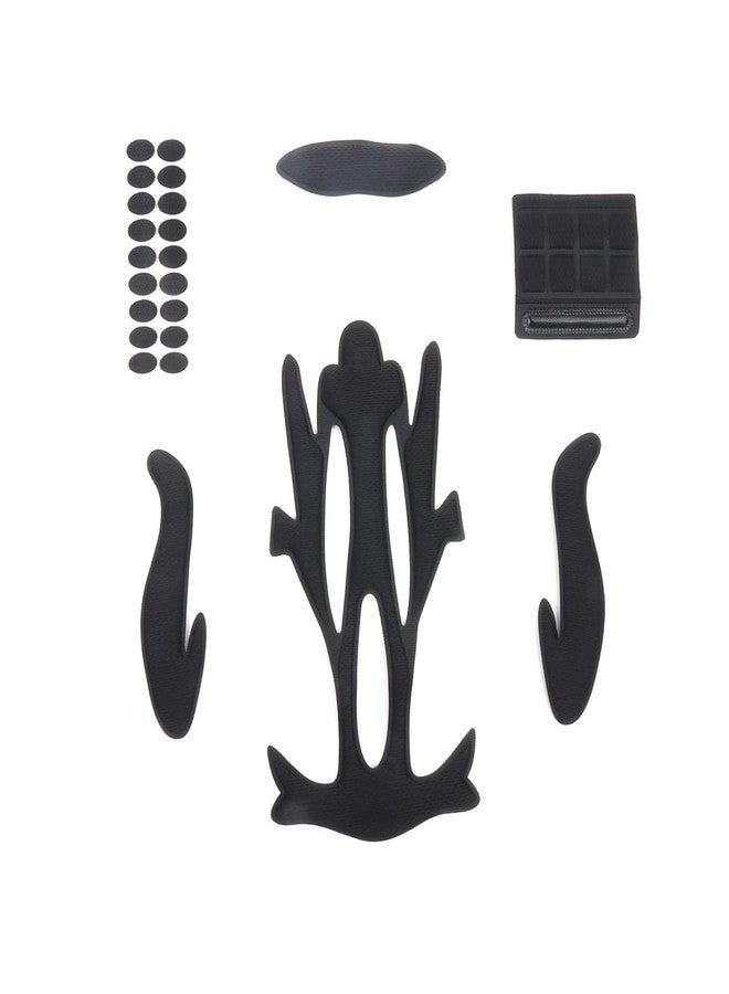 PAXLAMB Helmet Inner Padding Foam Pads Kits Sealed Sponge Lining Protection Liner Cushion Mats for Cycling Bike Outdoor Sports Bicycle Riding Accessories (Black J) - Image 1
