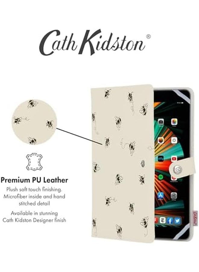 Universal Tablet Case Cover For 9 And 10 Inch Tablets Stand Folio Tablet Cover With 3 Adjustable Angles With Designer Cath Kidston Bee Print